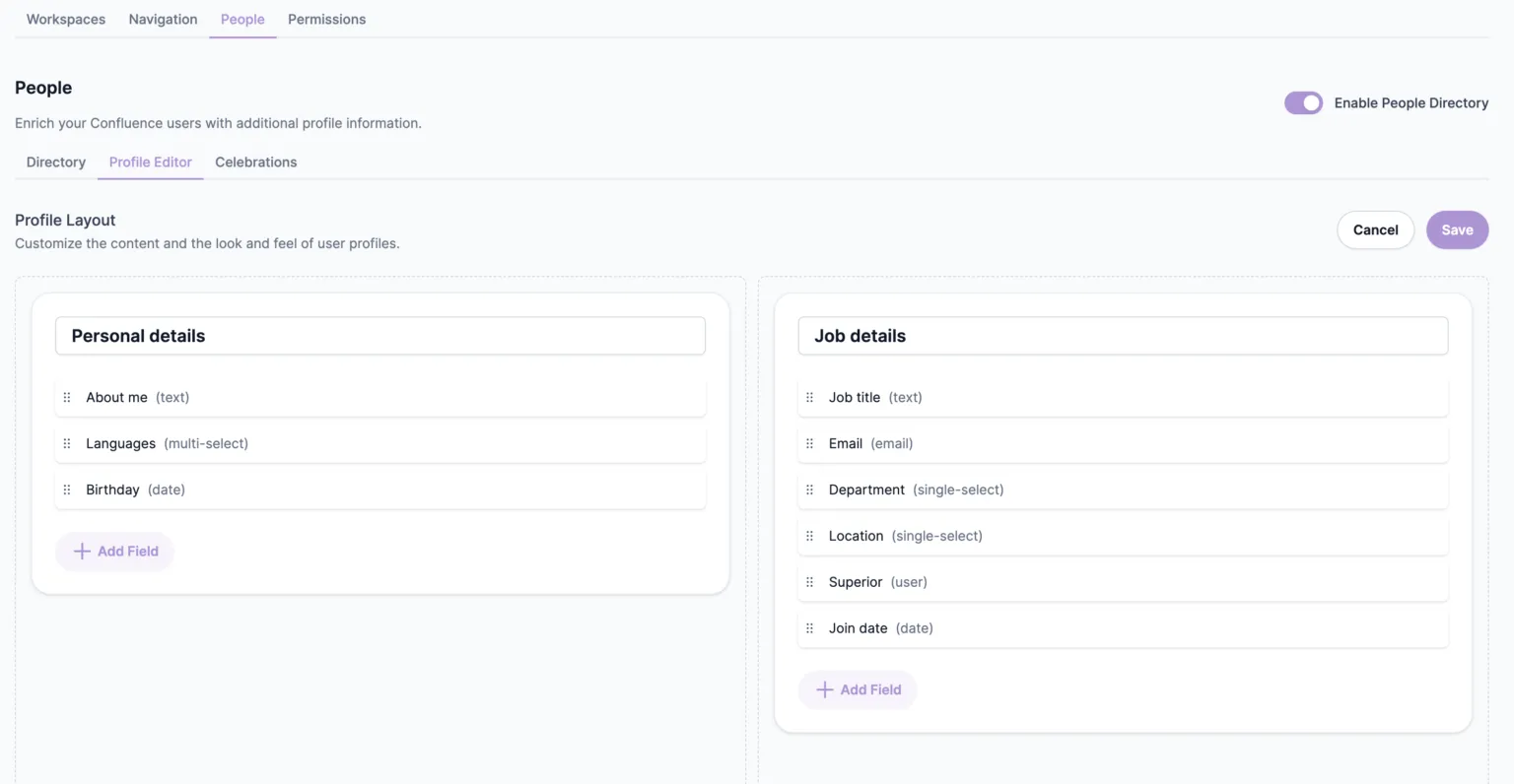Profile Editor