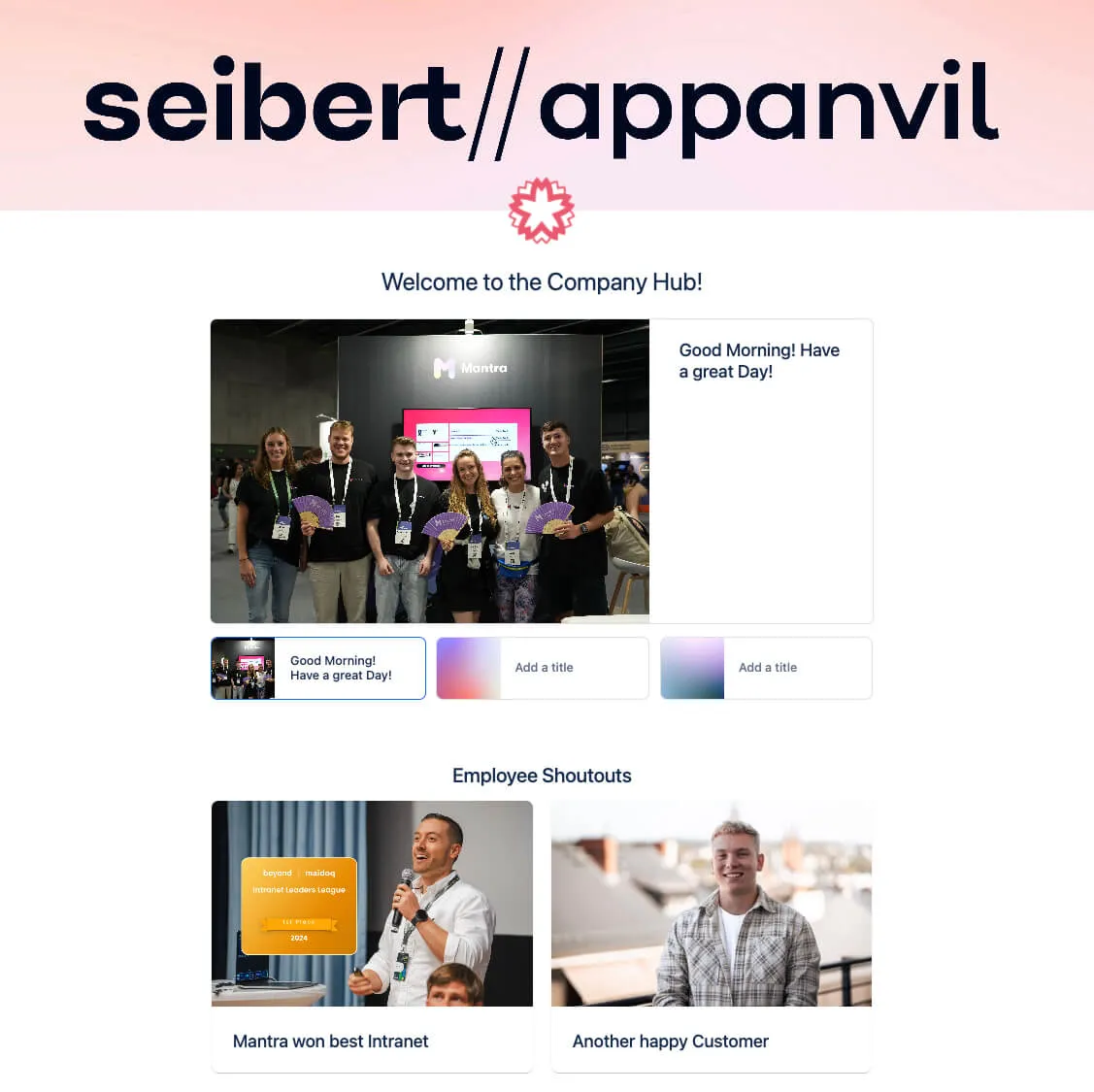 Seibert Appanvil company hub