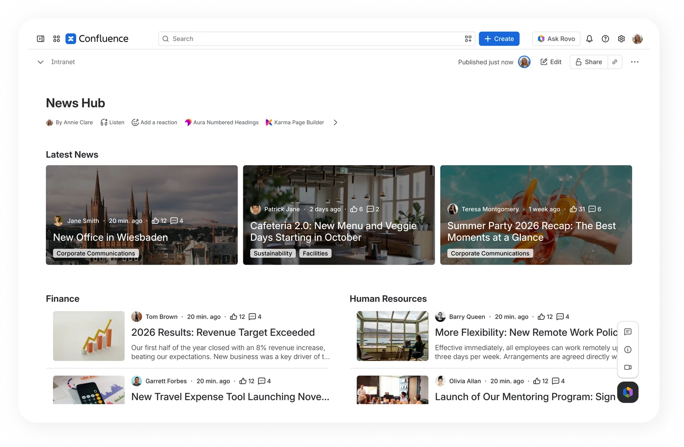 Aura Formatting in Confluence